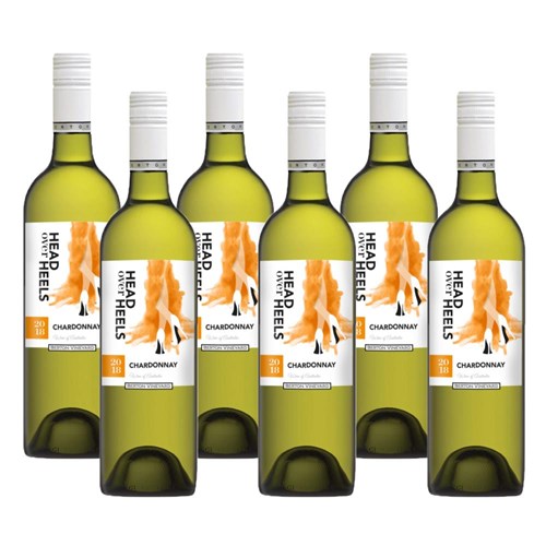Case of 6 Head over Heels Chardonnay 75cl White Wine